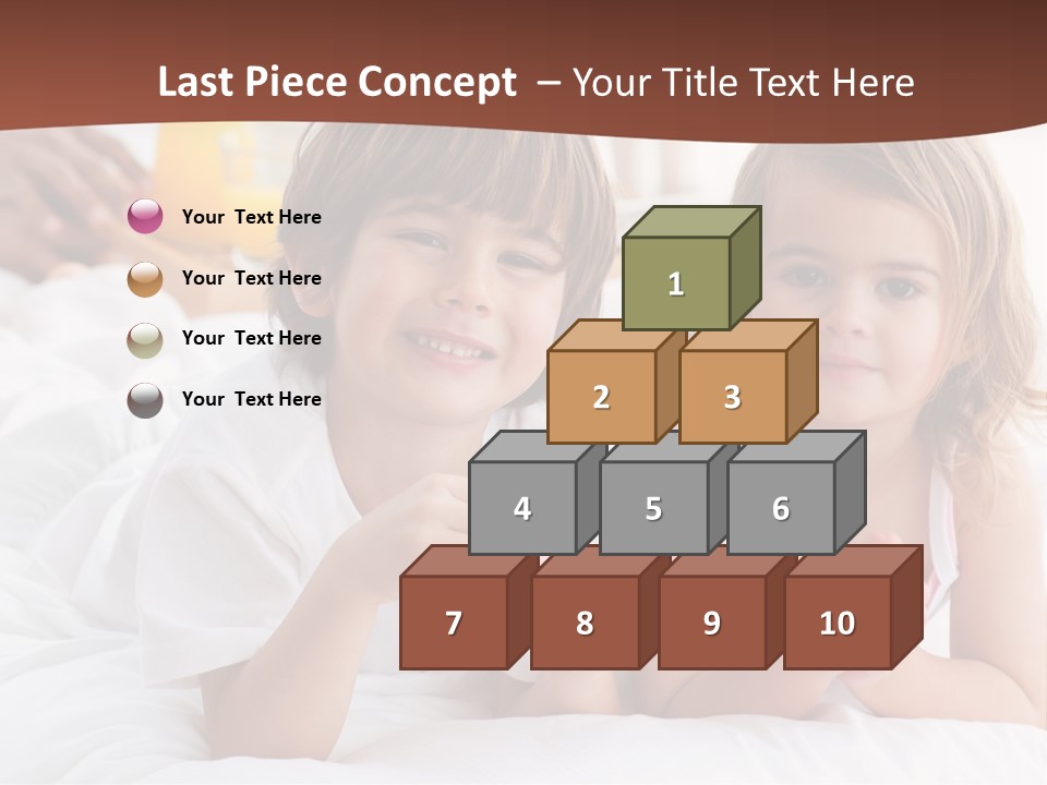 Relaxing Kid People PowerPoint Template