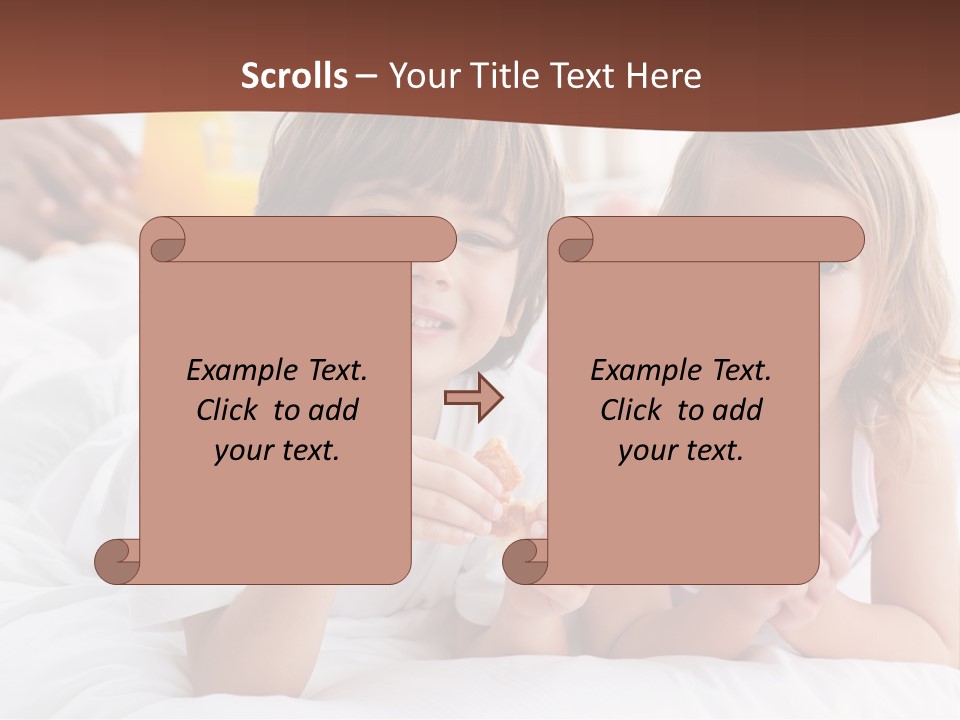 Relaxing Kid People PowerPoint Template