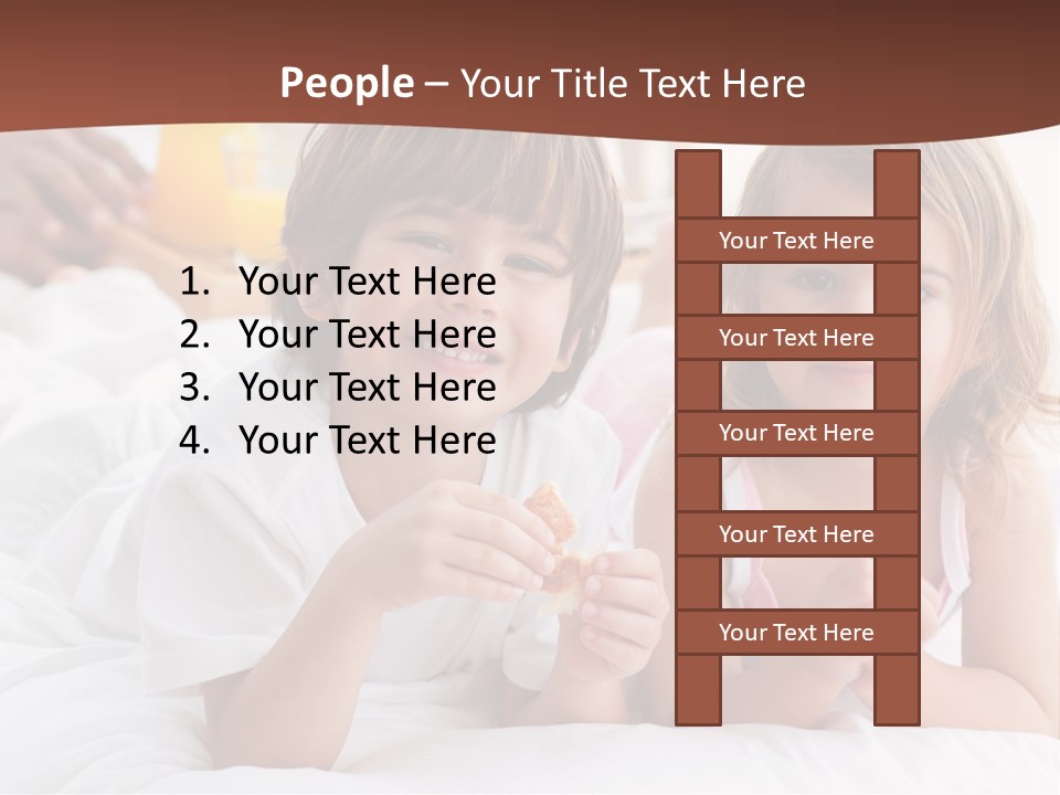 Relaxing Kid People PowerPoint Template