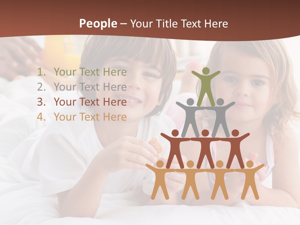 Relaxing Kid People PowerPoint Template