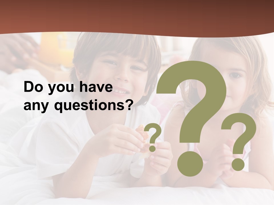 Relaxing Kid People PowerPoint Template