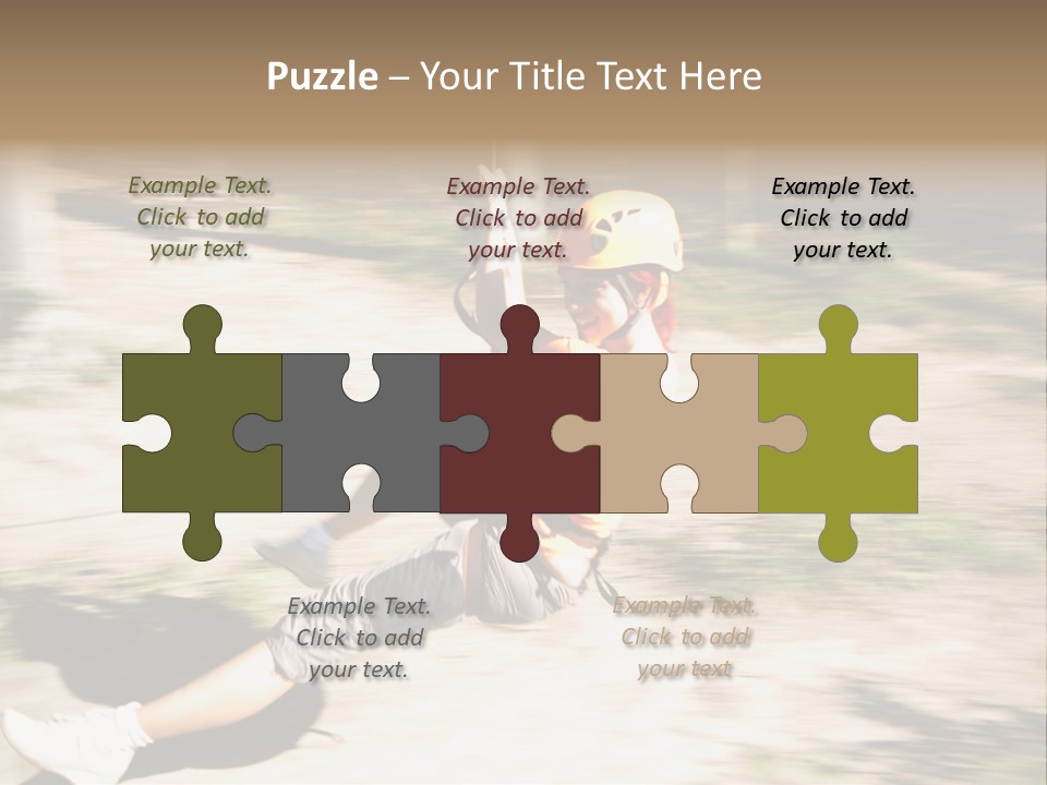 Reliable Flying Equipment PowerPoint Template
