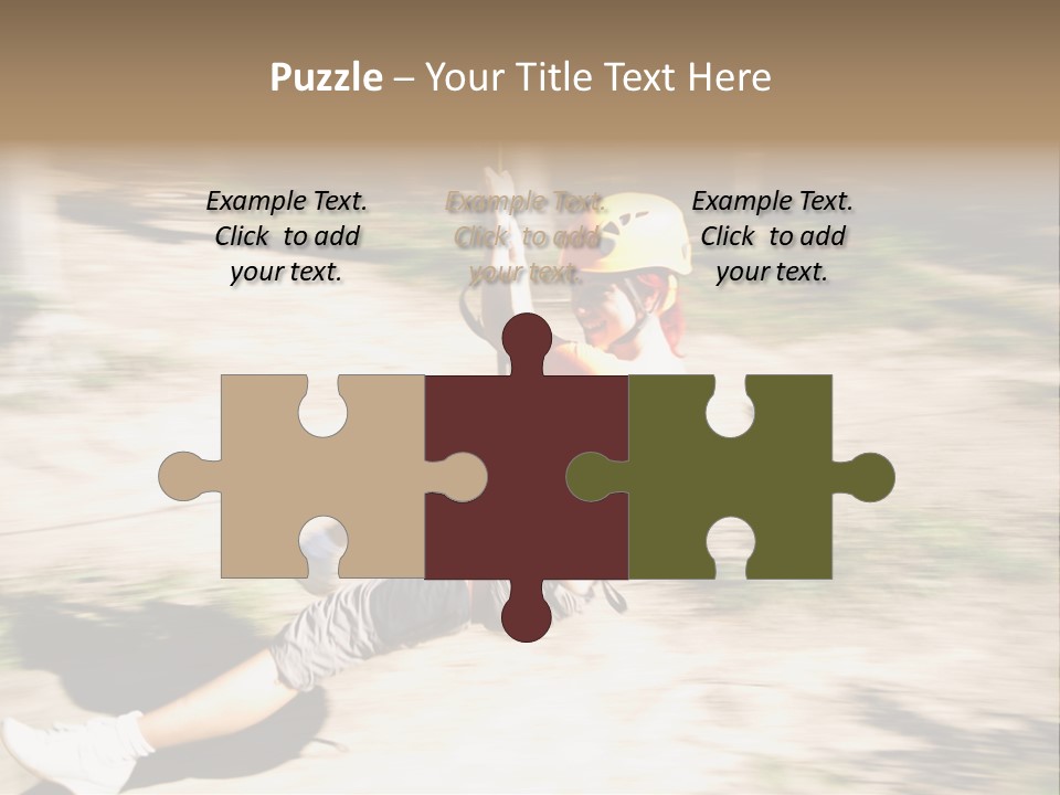Reliable Flying Equipment PowerPoint Template