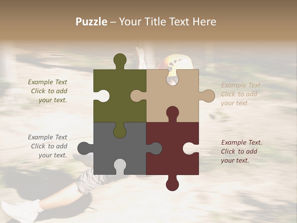 Reliable Flying Equipment PowerPoint Template