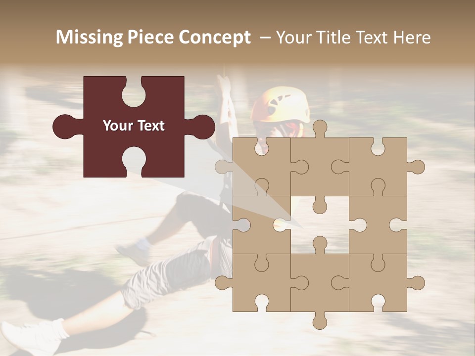 Reliable Flying Equipment PowerPoint Template