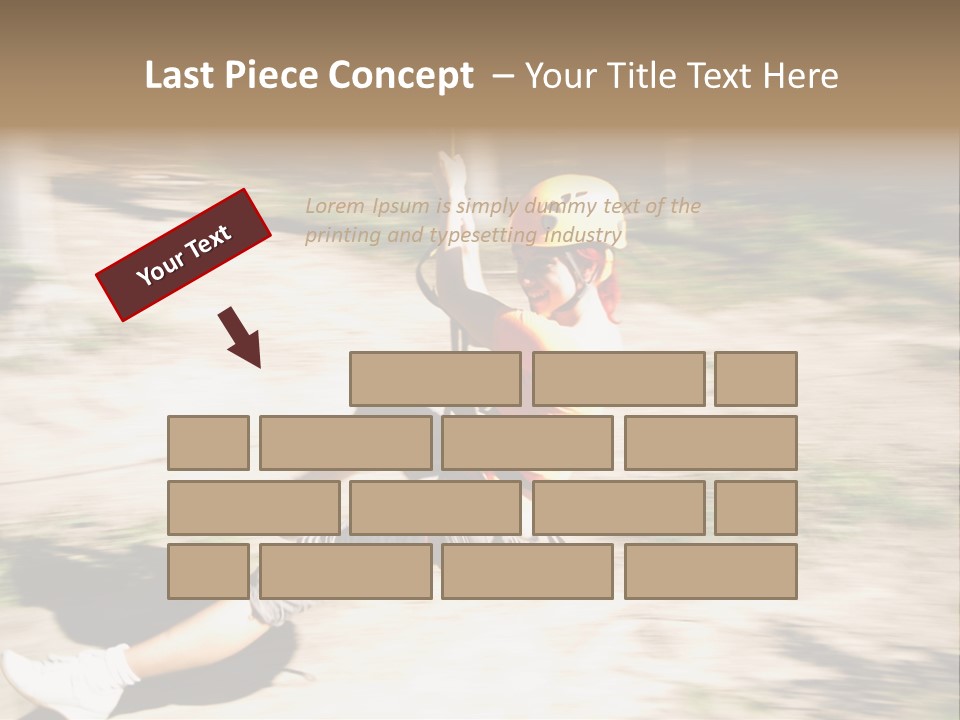 Reliable Flying Equipment PowerPoint Template