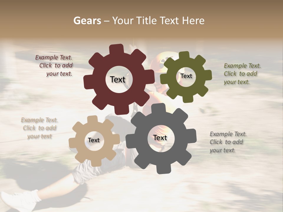 Reliable Flying Equipment PowerPoint Template