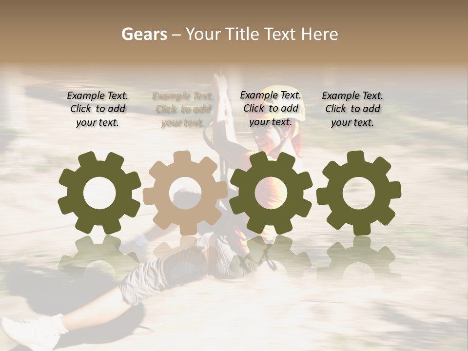 Reliable Flying Equipment PowerPoint Template