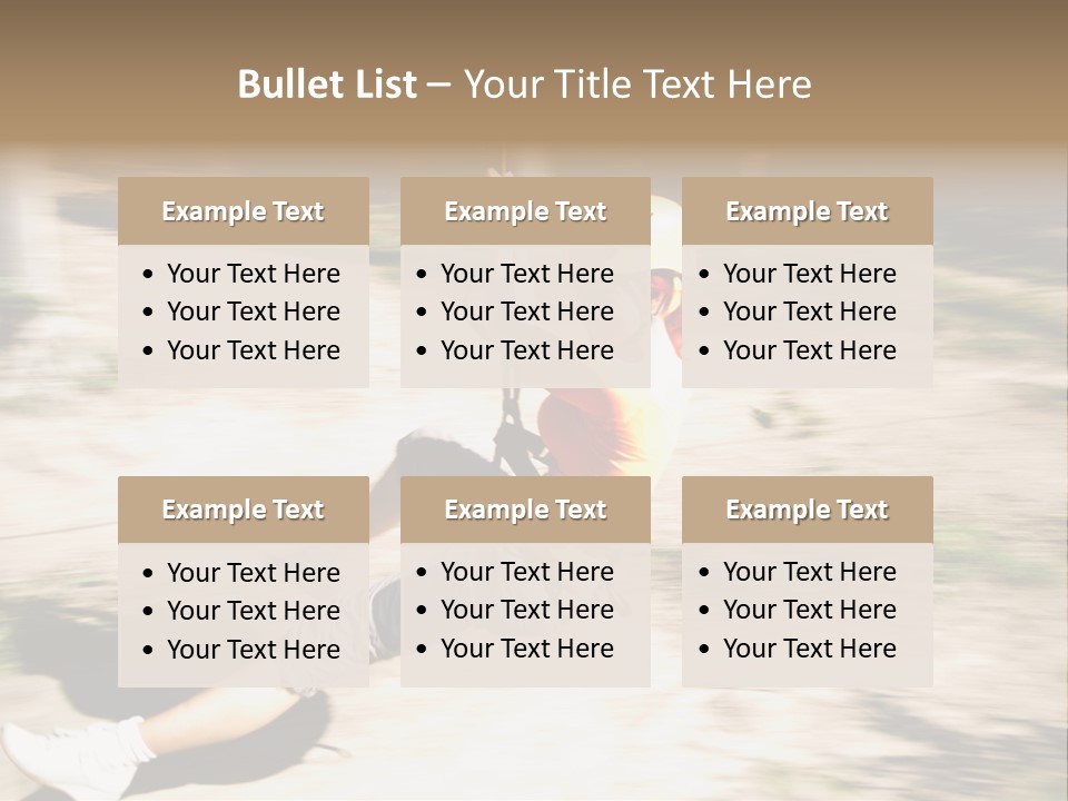 Reliable Flying Equipment PowerPoint Template