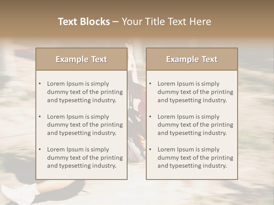 Reliable Flying Equipment PowerPoint Template