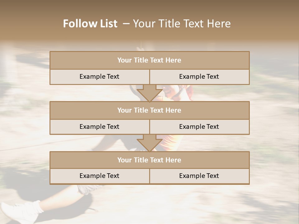 Reliable Flying Equipment PowerPoint Template