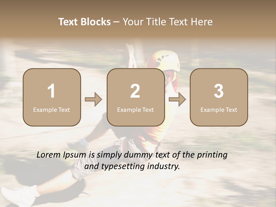 Reliable Flying Equipment PowerPoint Template