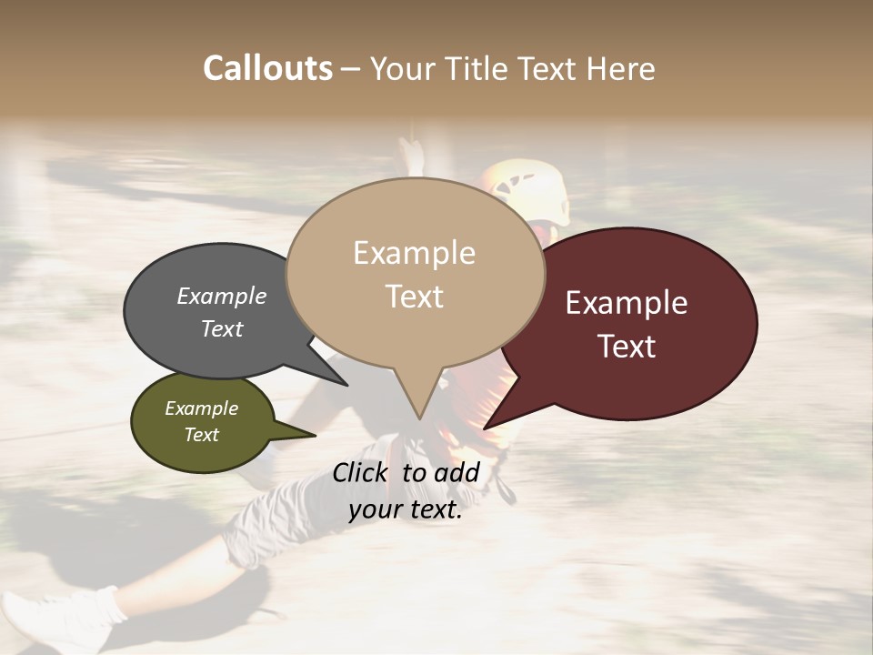 Reliable Flying Equipment PowerPoint Template