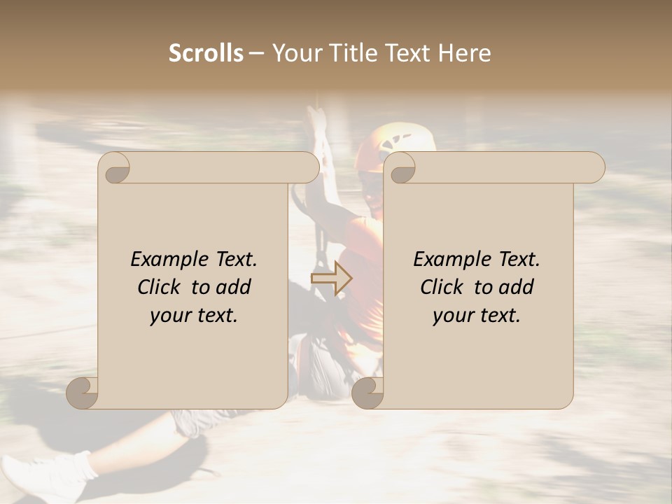 Reliable Flying Equipment PowerPoint Template