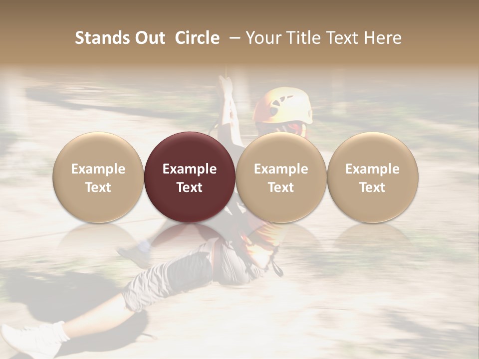 Reliable Flying Equipment PowerPoint Template
