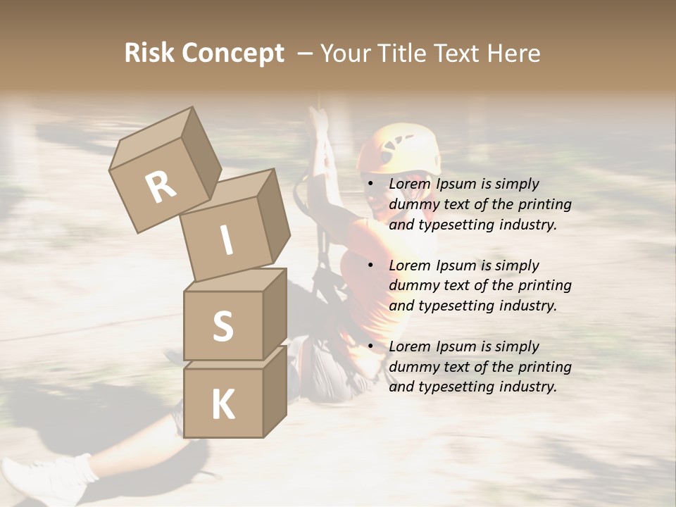 Reliable Flying Equipment PowerPoint Template