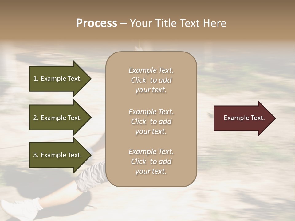 Reliable Flying Equipment PowerPoint Template