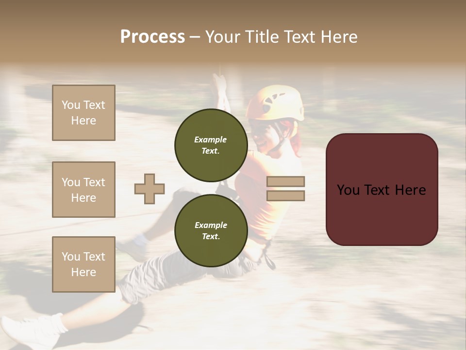 Reliable Flying Equipment PowerPoint Template