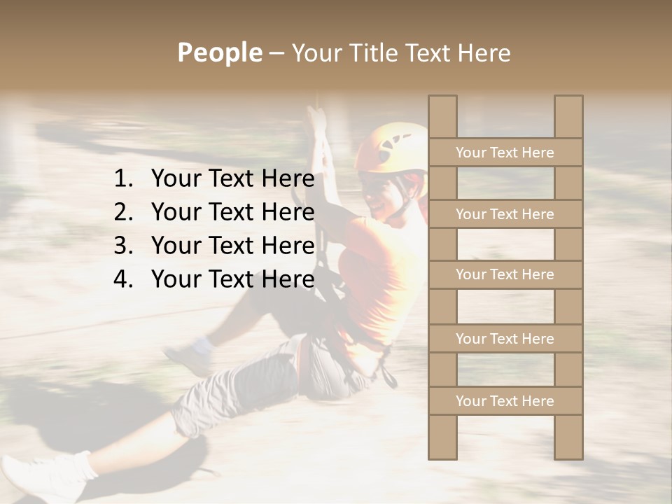 Reliable Flying Equipment PowerPoint Template