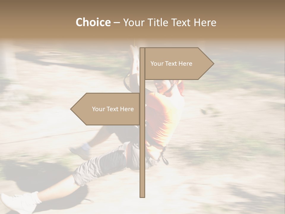Reliable Flying Equipment PowerPoint Template