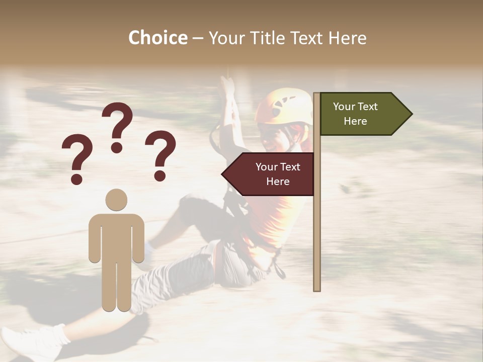 Reliable Flying Equipment PowerPoint Template