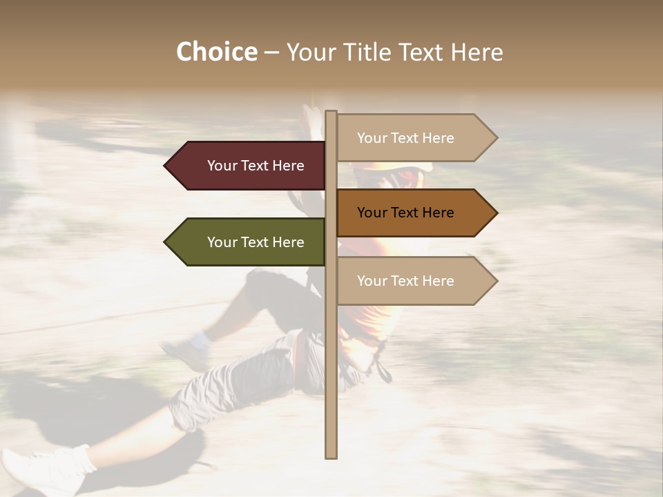 Reliable Flying Equipment PowerPoint Template