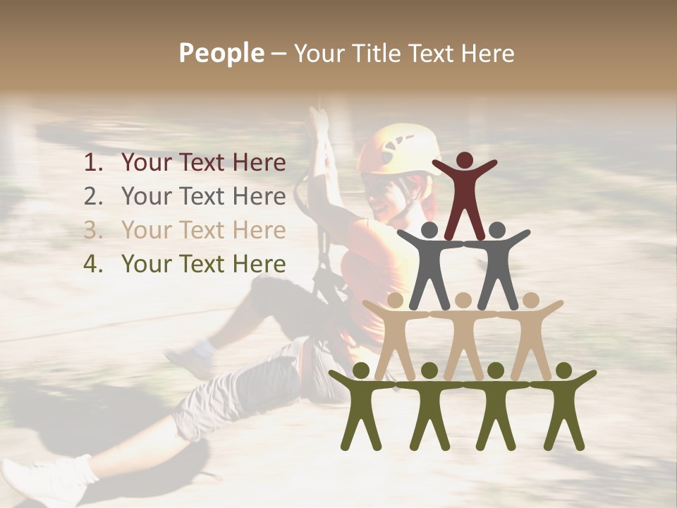 Reliable Flying Equipment PowerPoint Template