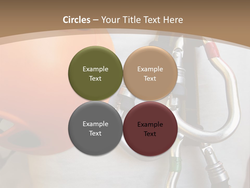 Snap Device Helmet PowerPoint Template