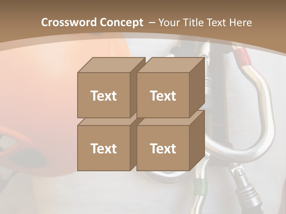 Snap Device Helmet PowerPoint Template