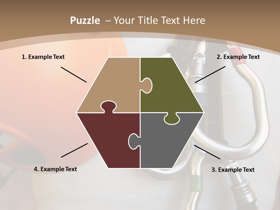 Snap Device Helmet PowerPoint Template