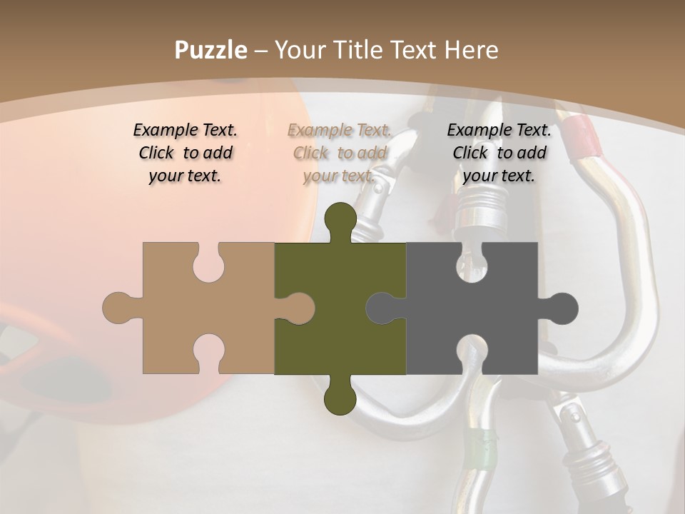 Snap Device Helmet PowerPoint Template