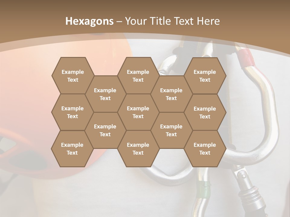 Snap Device Helmet PowerPoint Template