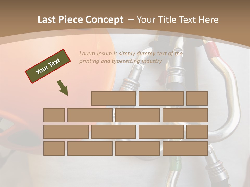 Snap Device Helmet PowerPoint Template