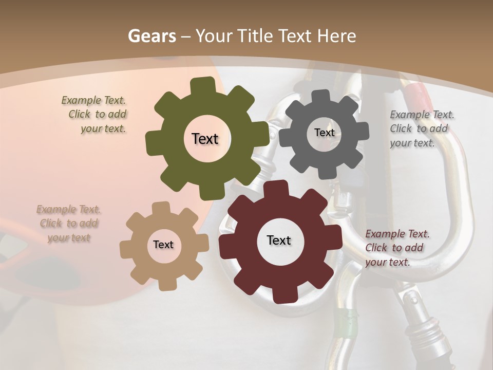 Snap Device Helmet PowerPoint Template