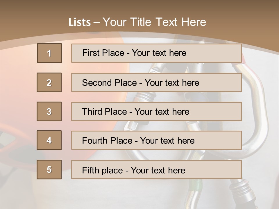 Snap Device Helmet PowerPoint Template