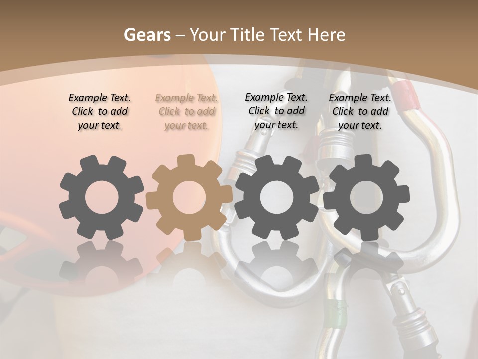 Snap Device Helmet PowerPoint Template