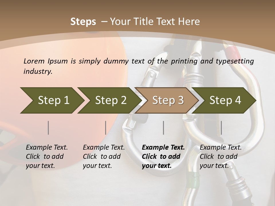 Snap Device Helmet PowerPoint Template