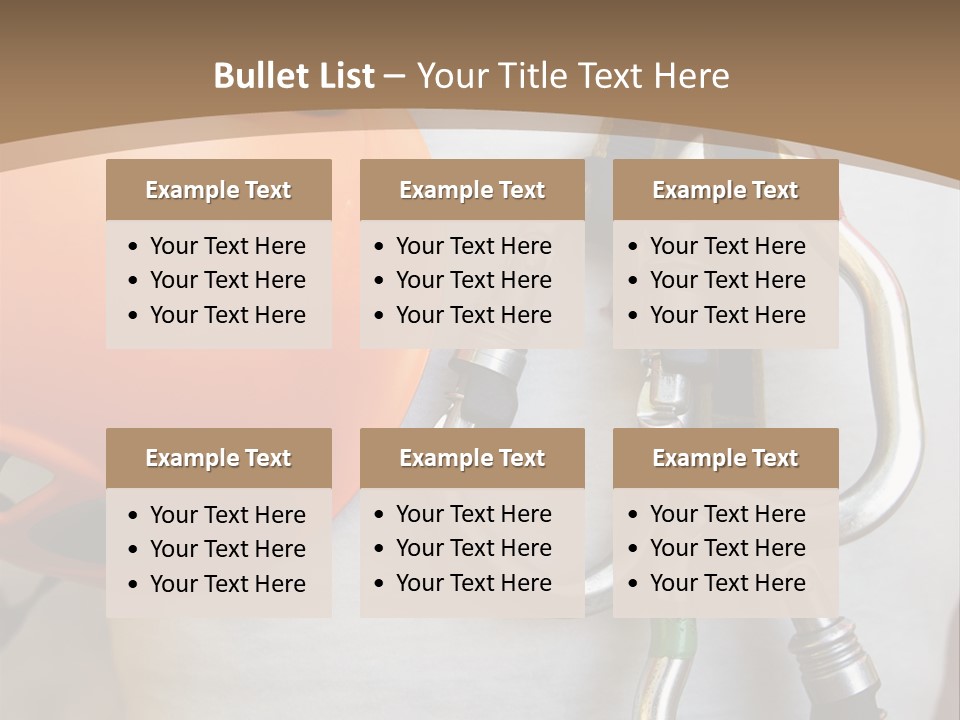 Snap Device Helmet PowerPoint Template