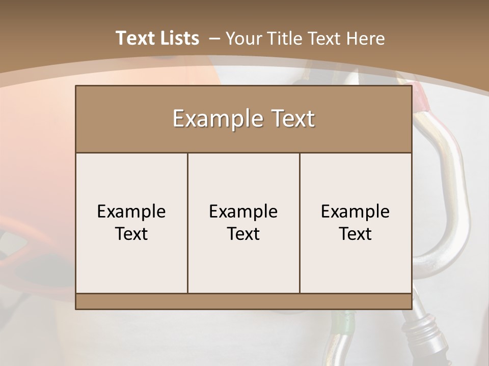 Snap Device Helmet PowerPoint Template