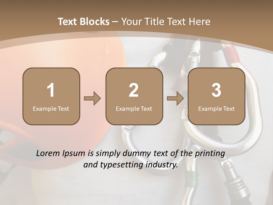 Snap Device Helmet PowerPoint Template