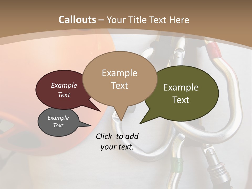Snap Device Helmet PowerPoint Template