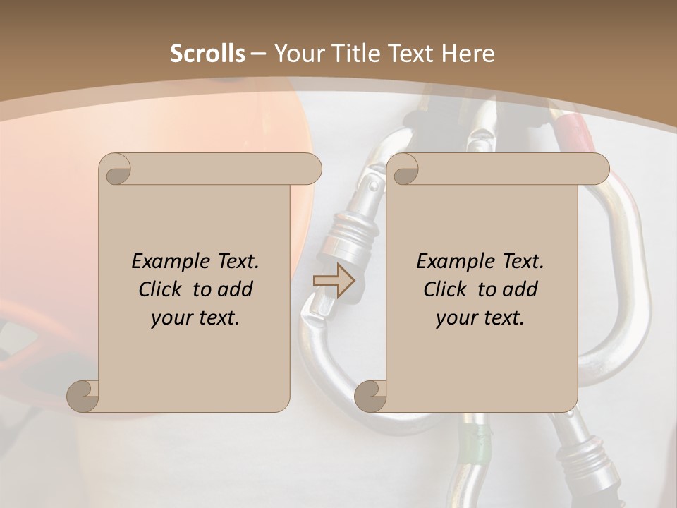 Snap Device Helmet PowerPoint Template
