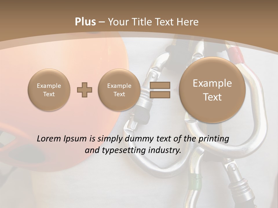Snap Device Helmet PowerPoint Template