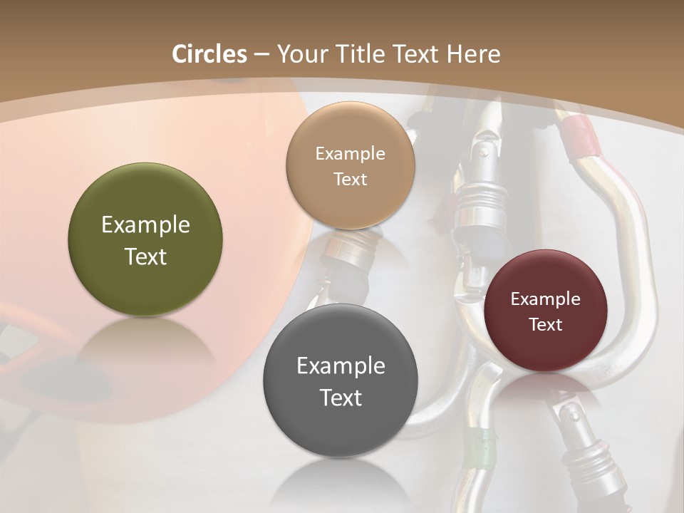 Snap Device Helmet PowerPoint Template