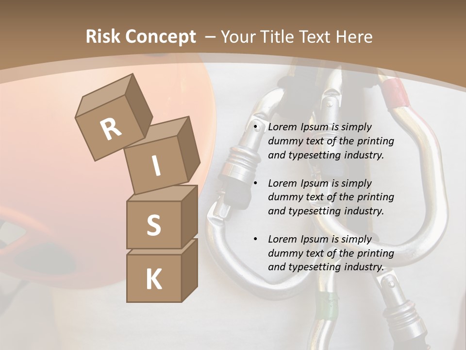 Snap Device Helmet PowerPoint Template