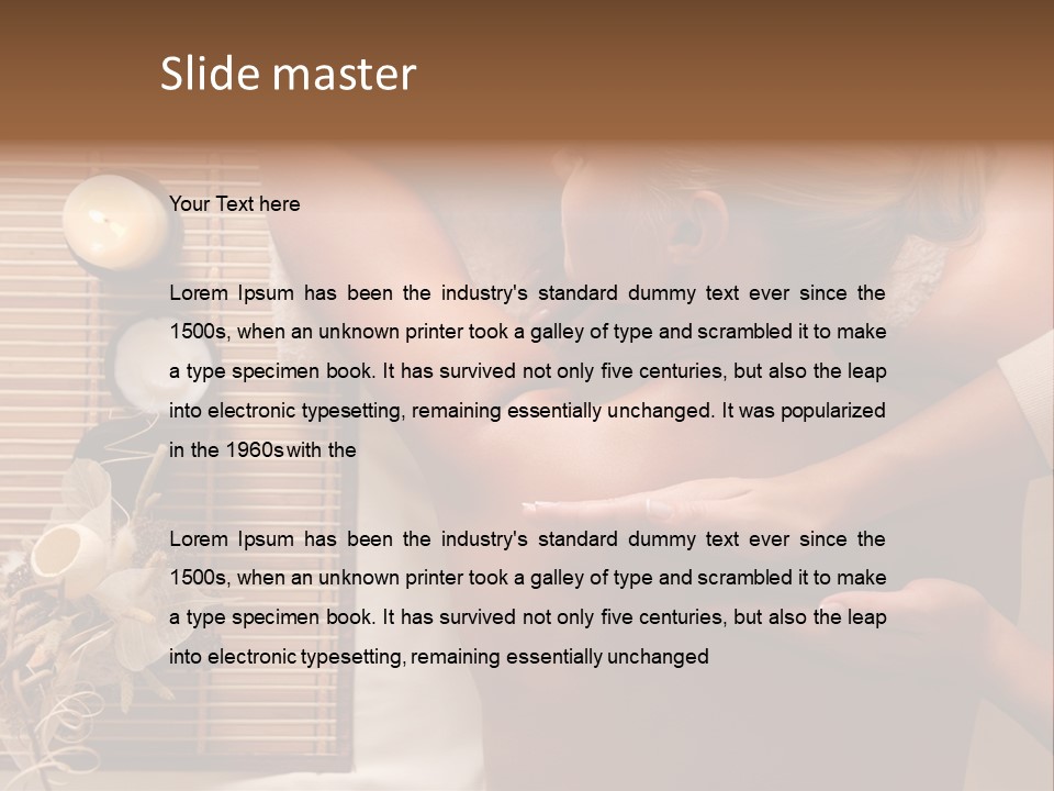 Beautician Back Cute PowerPoint Template