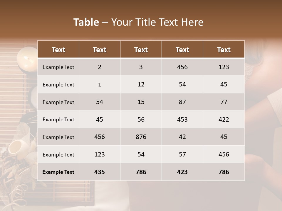 Beautician Back Cute PowerPoint Template