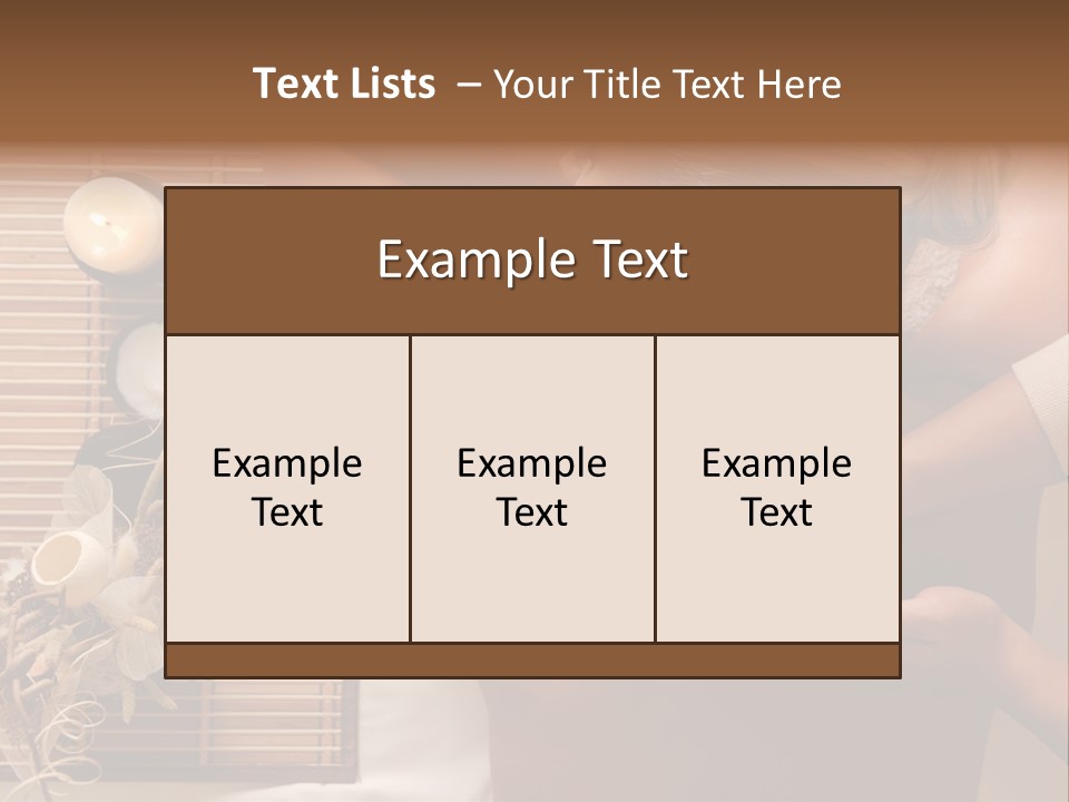 Beautician Back Cute PowerPoint Template