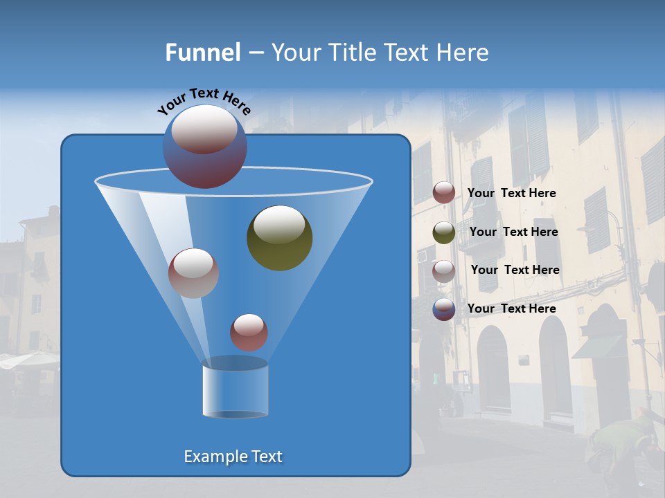 Round Drink Typical PowerPoint Template