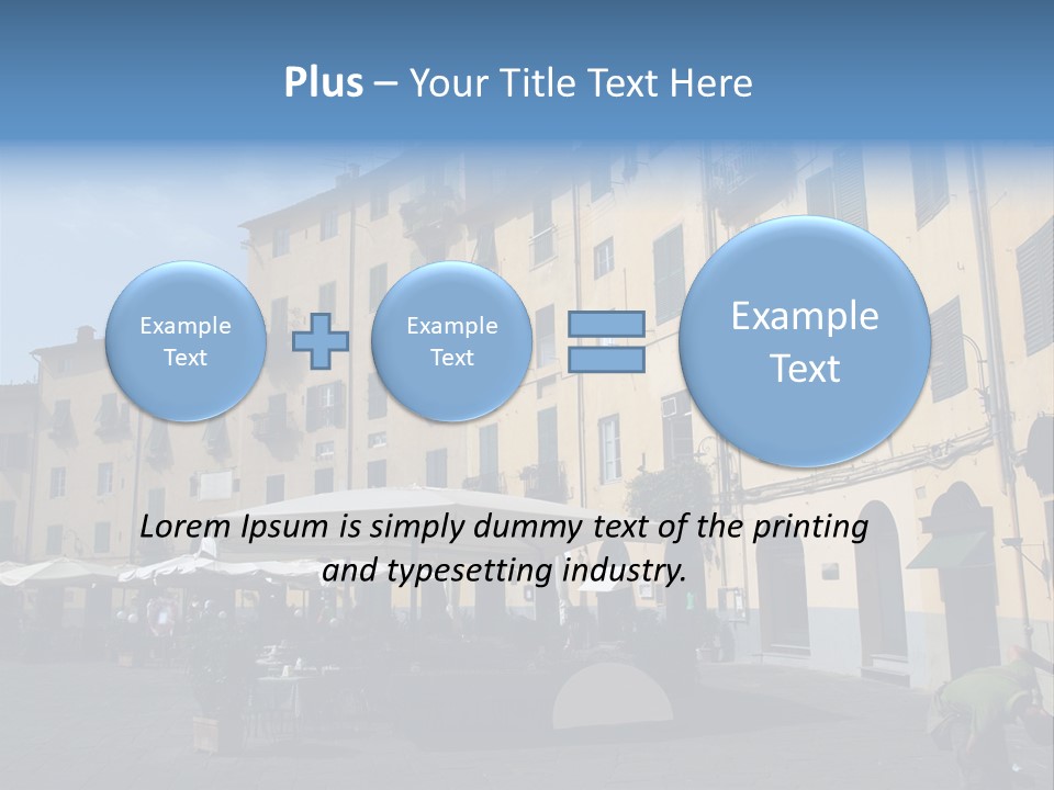 Round Drink Typical PowerPoint Template